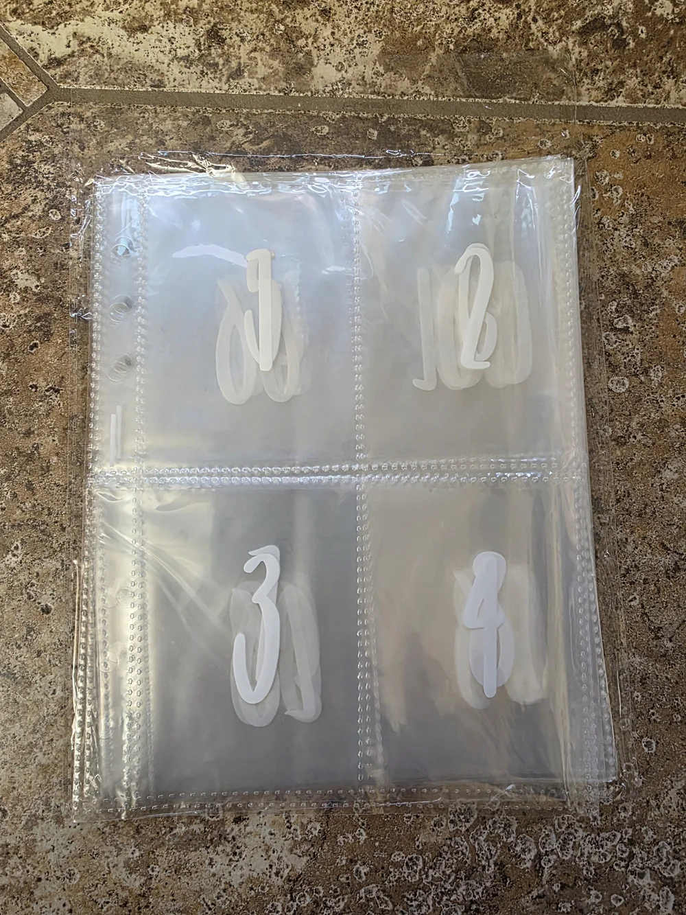 A5 Budget Binder 100 Envelope Savings Challange Sleeves ONLY. BRAND NEW